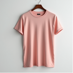 Pastel Pink Animal Print Button-Down Graphic Tee