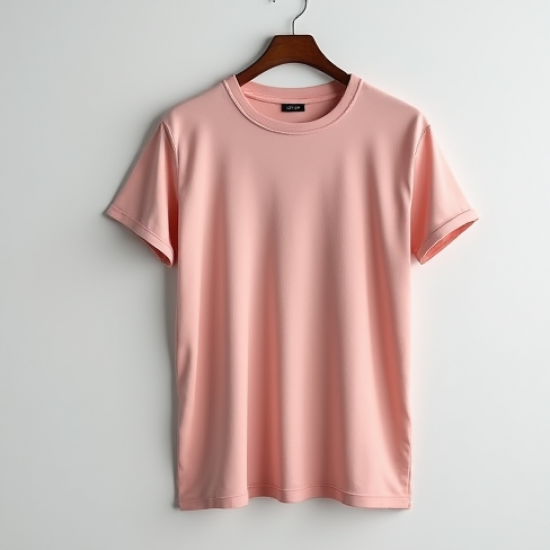 Pastel Pink Animal Print Button-Down Graphic Tee
