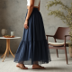 Modern Urban Georgette Tiered Boho Skirt