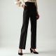 Korean Chic Solid Color Ruffled Tailored Suit Pants