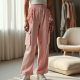Pastel Pink Ruffled Tulle Cargo Pants