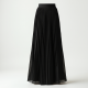Retro Pleated Georgette Pleated Maxi Skirt