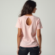 Pastel Pink Houndstooth Cut-Out Graphic Tee