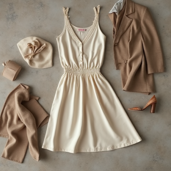 French Style Silk Satin Slip Skirt