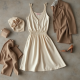 French Style Silk Satin Slip Skirt
