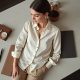 Minimalist Polka Dot Blouse