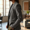 Preppy Houndstooth Tailored Blazer