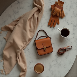 Oatmeal Chiffon Off-Shoulder Trench Coat