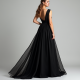 Modern Urban Cut-Out Chiffon Evening Gown