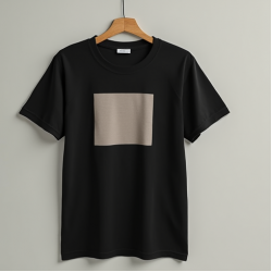 Modern Urban Silk Square Neck Graphic Tee