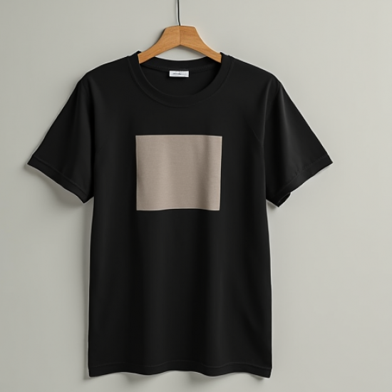 Modern Urban Silk Square Neck Graphic Tee