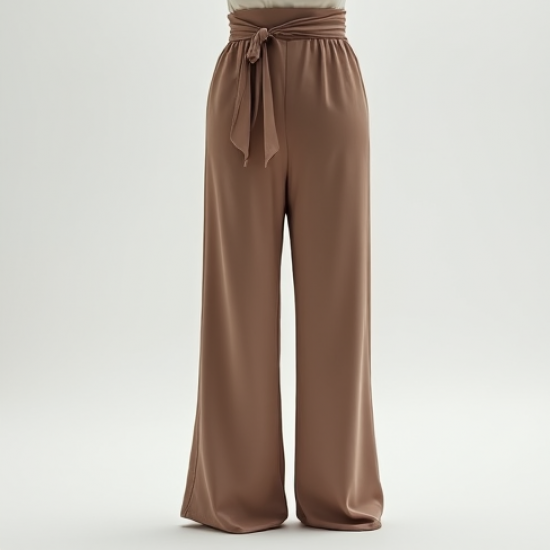 French Style Silk Wrap Pants