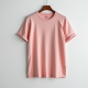 Pastel Pink Cotton Poplin Cut-Out Graphic Tee