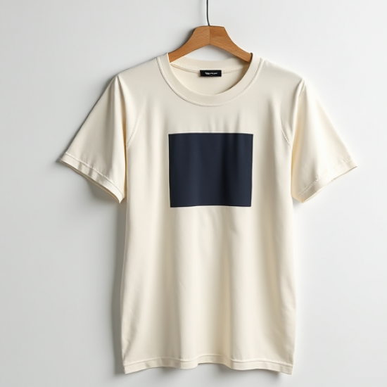 Modern Urban Silk Square Neck Graphic Tee
