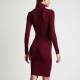 Ribbed Bodycon Mini Knit Dress