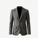 Preppy Houndstooth Tailored Blazer