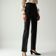 Korean Chic Solid Color Ruffled Tailored Suit Pants