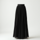 Retro Pleated Georgette Pleated Maxi Skirt