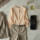 Minimalist Organza Square Neck Blouse