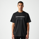 Modern Urban Striped Backless Graphic Tee