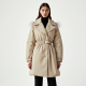 Vintage High-Waist Tulle Puffer Coat