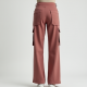 Dusty Rose Cut-Out Off-Shoulder Cargo Pants