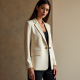 French Style Silk Tailored Blazer