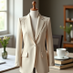 Romantic Lace Trim Tailored Blazer
