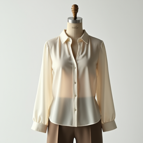 Modern Urban Cut-Out Chiffon Blouse