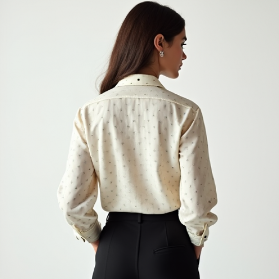Minimalist Polka Dot Blouse