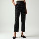 Vintage Polka Dot Tea Length High-Waisted Trousers