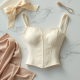 Preppy Square Neck Organza Corset Top