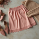 Romantic Lace Trim Satin Slip Skirt