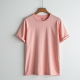 Pastel Pink Cotton Poplin Cut-Out Graphic Tee