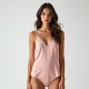 Pastel Pink Animal Print Cut-Out Camisole