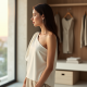 Minimalist Solid Color Off-Shoulder Blouse