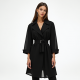 Modern Urban Cut-Out Chiffon Trench Coat