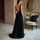 Romantic Backless Georgette Evening Gown