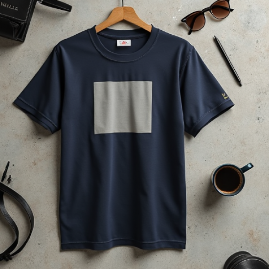 Modern Urban Silk Square Neck Graphic Tee